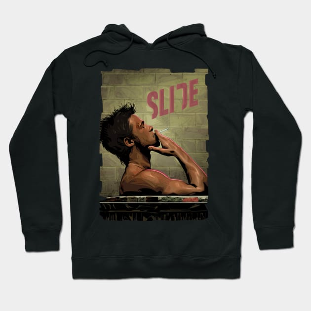 Fight Club Slide Hoodie by nabakumov